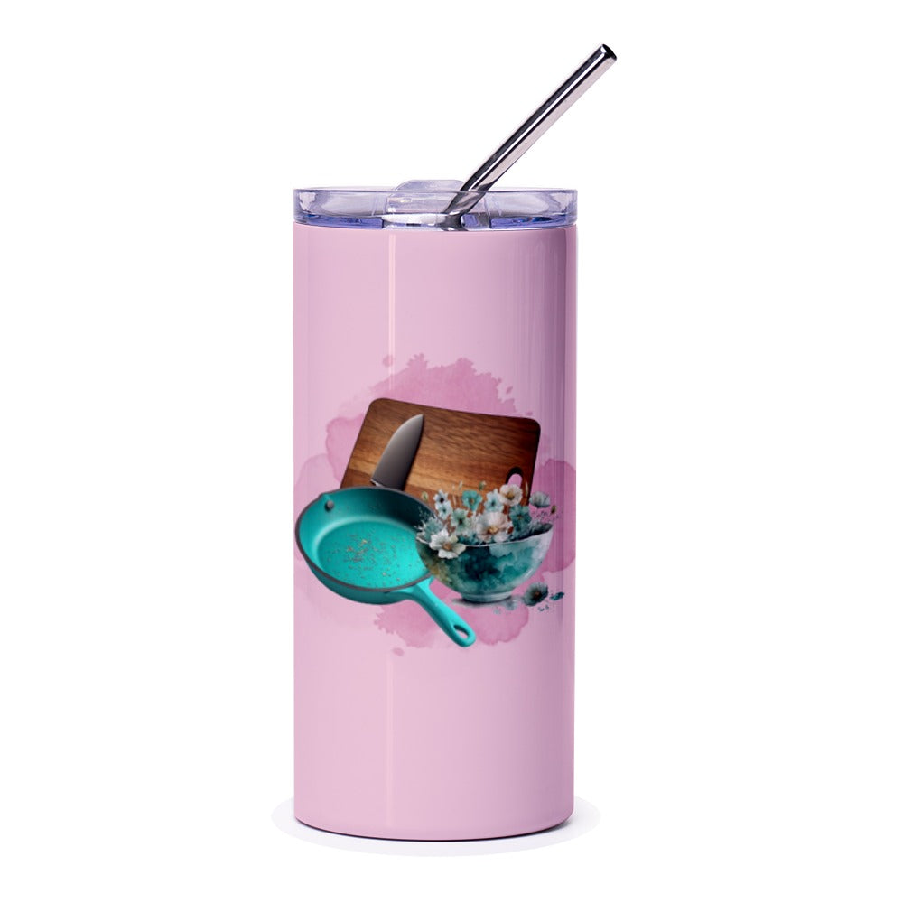 Kitchen Tools Tumbler, Cooking Tumbler, Chef Tumbler, Food Lover Gift, Kitchen Art Tumbler, Cute Tumbler, Stainless Steel Tumbler - Tawshia