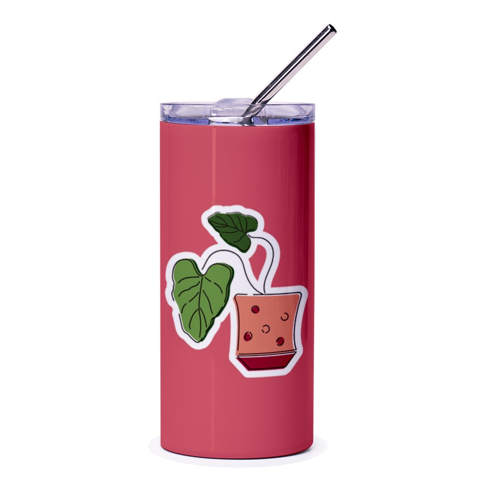 Potted Plant Tumbler, Cute Potted Plant Lover Gift, Indoor Plant Tumbler, Trending Tumbler Gift, Stylish Drinkware, Plant Mom Gift - Tawshia