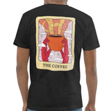 Unique Black T-shirt with The Coffee Art Print product