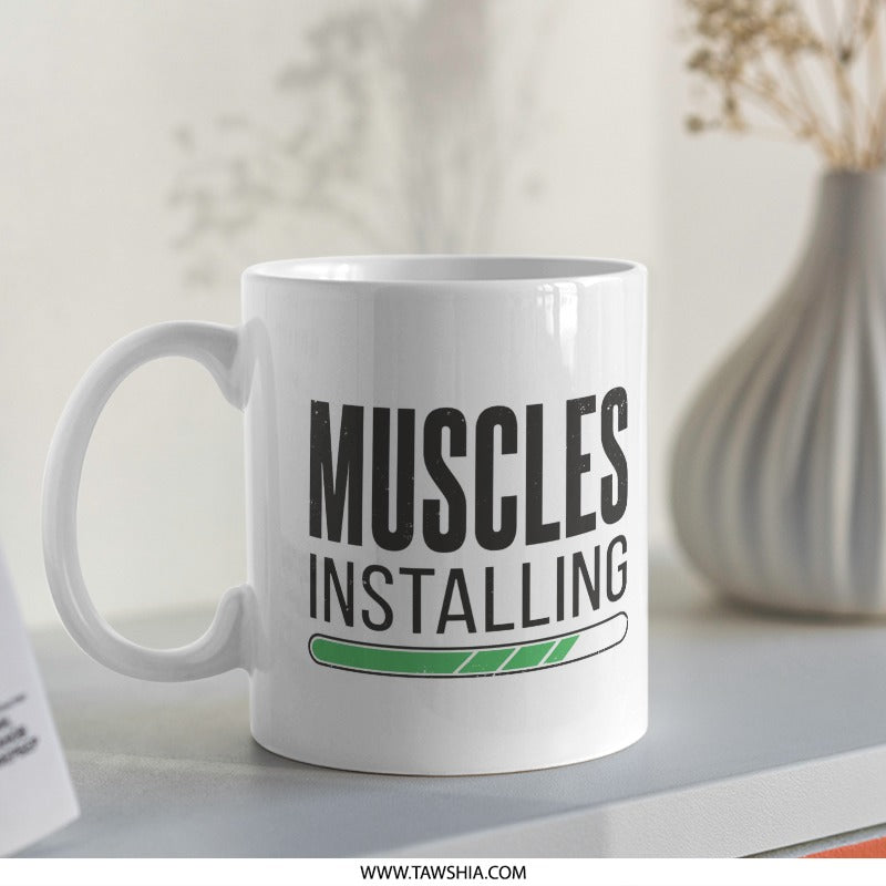 Muscles Installing Print Mug for Fitness Enthusiasts product