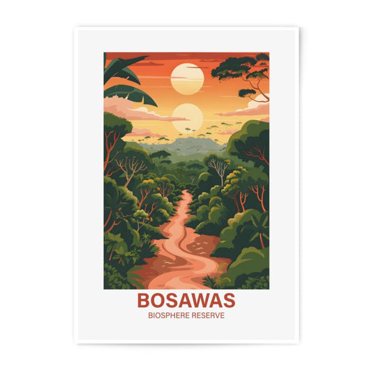 Bosawas Biosphere Reserve Photographic Print, Nicaragua Landscape Art, Jungle Nature Photography, Travel Poster Print, Sunset Art Print - Tawshia
