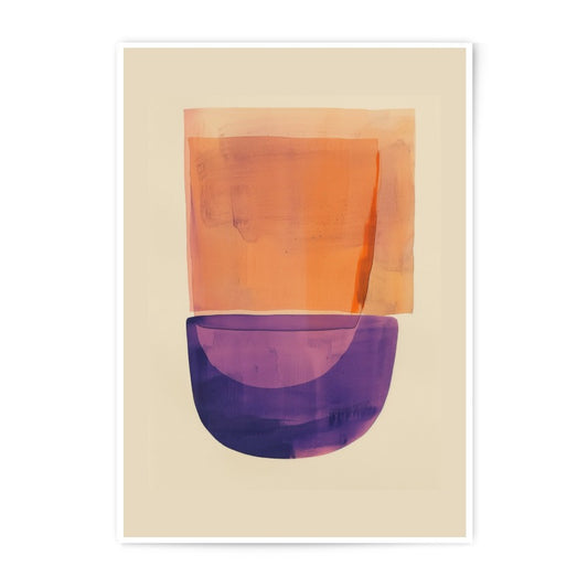 Abstract Photographic Print, Modern Art Print, Orange Purple Wall Art, Home Decor Photo, Unique Wall Decor, Art Print, Wall Art Print - Tawshia