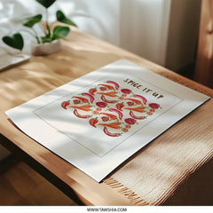 Spice It Up Photographic Print, Chili Pepper Art, Foodie Gift, Kitchen Decor, Culinary Art Print, Home Decor, Wall Art - Tawshia