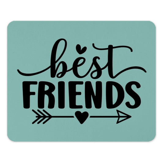 Best Friends Mouse Pad, Cute Friendship Gift, Arrow Heart Design, Office Desk Decor, Unique Mousepad, Bestie Gift Idea, Stylish Computer - Tawshia