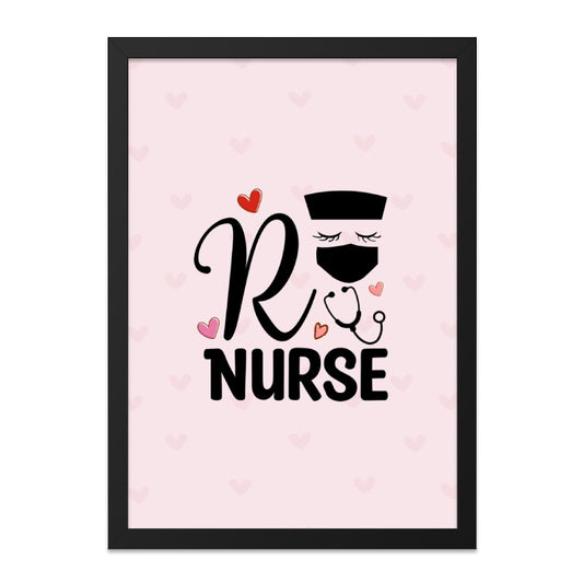 Registered Nurse Wall Art, Nurse Decor, Nurse Graduation Gift, Medical Art, Healthcare Hero Art, Nurse Appreciation Gift, Wall Decor - Tawshia
