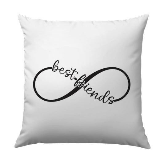 Best Friends Infinity Pillow, Friendship Gift, Bestie Pillow, Gift for Friend, Decorative Pillow, Throw Pillow, Home Decor - Tawshia