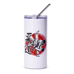 Martial Arts Tumbler with Steel Straw product type