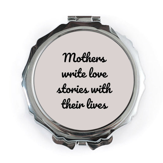 Mothers Love Stories Pocket Mirror, Sentimental Mom Gift, Pocket Makeup Mirror, Mother's Day Gift, Unique Gift for Mothers, Mom Present - Tawshia