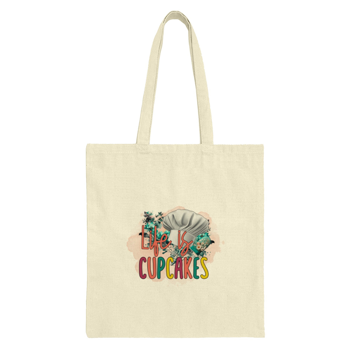 Life Is Cupcakes Graphic Tote Bag product