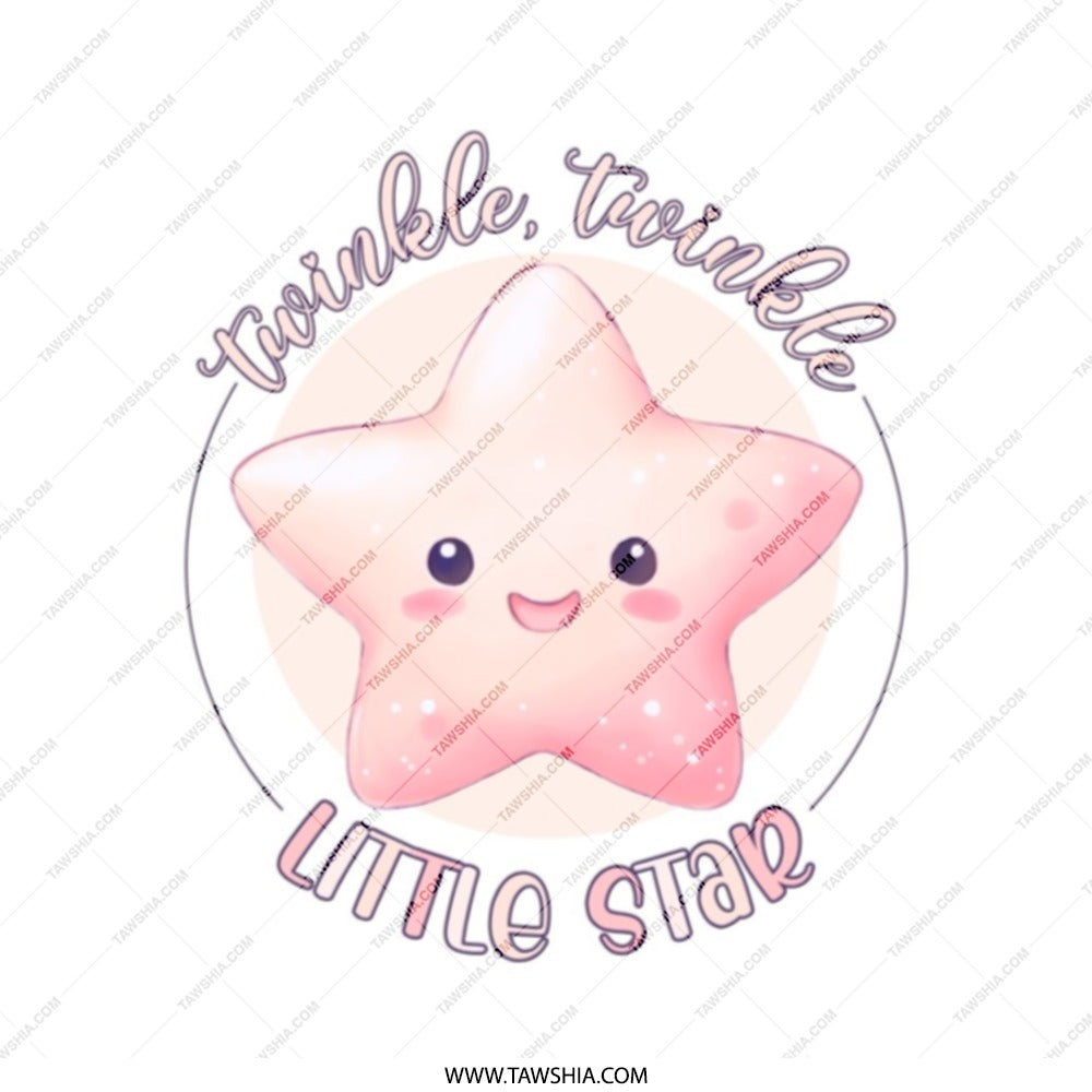 Twinkle Little Star Tote Bag, Cute Star Bag, Nursery Rhyme Bag, Kids Tote, Baby Shower Gift, Book Bag, Shopping Bag, Gift for Her - Tawshia