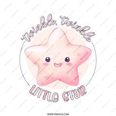 Twinkle Little Star Tote Bag, Cute Star Bag, Nursery Rhyme Bag, Kids Tote, Baby Shower Gift, Book Bag, Shopping Bag, Gift for Her - Tawshia