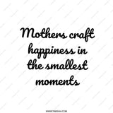 Mothers Craft Happiness Pillow, Home Decor, Throw Pillow, Mom Gift, Mothers Day Gift, Decorative Pillow, Inspirational Quote Pillow - Tawshia