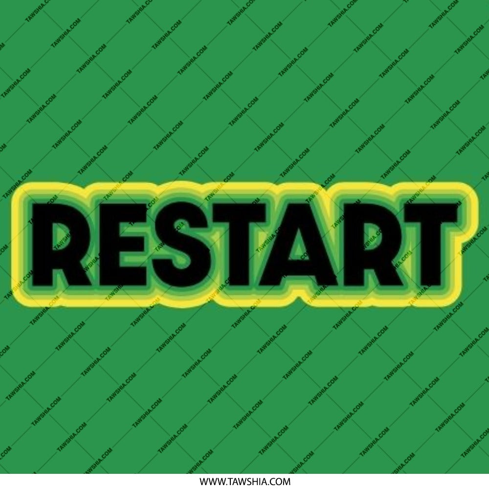 Restart Pinback Button, Reset Button, Gaming Button, Programmer Gift, Funny Pin, Nerdy Button, Geeky Accessory, Motivation Badge - Tawshia