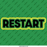 Restart Pinback Button, Reset Button, Gaming Button, Programmer Gift, Funny Pin, Nerdy Button, Geeky Accessory, Motivation Badge - Tawshia