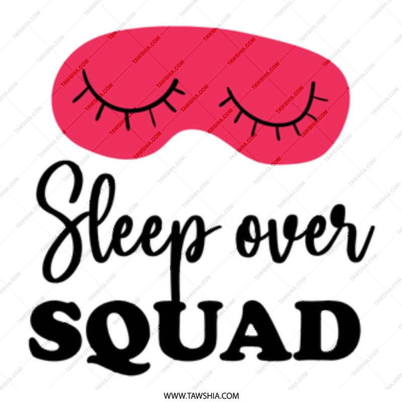 Sleepover Squad Mug, Pajama Party Gift, Girls Night In, Sleep Mask, Best Friends Mug, Group Gift, Fun Mug, Unique Mug - Tawshia