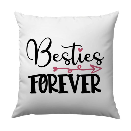 Besties Forever Pillow, Friend Gift Idea, Friendship Pillow, Cute Pillow, Decorative Pillow, Home Decor, Gift for Best Friend - Tawshia
