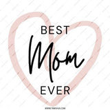 Best Mom Ever Pinback Button, Mothers Day Gift, Cute Heart Button, Mom Appreciation Button, Mom Birthday Gift, Mothers Day Button - Tawshia