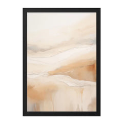 Abstract Landscape Wall Art, Neutral Tones Painting, Modern Art Print, Minimalist Home Decor, Contemporary Wall Decor, Calm Artwork - Tawshia
