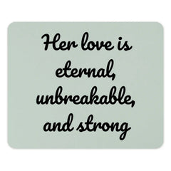 Eternal Love Mouse Pad, Unbreakable Strong Design, Inspirational Gift, Office Decor, Mom Grandma Wife, Computer Accessory - Tawshia