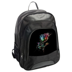 Rainbow Rose Backpack, Floral Backpack, Aesthetic Backpack, Colorful Rose Art, Trendy Backpack, Unique Backpack, Gift for Her - Tawshia