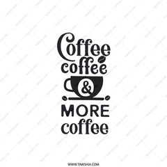 Coffee Lover Throw Pillow, Caffeine Addict Accent Pillow, Funny Coffee Saying Pillow, Gift for Coffee Drinker, Coffee and More Pillow - Tawshia