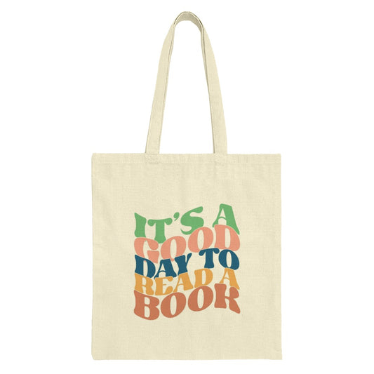Its A Good Day Tote Bag, Book Lover Gift, Reading Enthusiast, Literary Tote, Bookworm Bag, Teacher Bag, Librarian Bag, Reading Theme - Tawshia