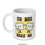 Funny Ctrl Z Undo It Mug, Programmer Gift, Cute Computer Geek Gift, Ctrl Alt Delete Mug, Tech Support, Keyboard Key Mug, Gag Gift Idea - Tawshia