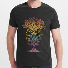 Colorful Tree of Life Graphic Print T-shirt product type