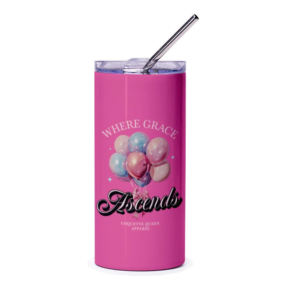 Where Grace Ascends Coquette Queen Tumbler product type