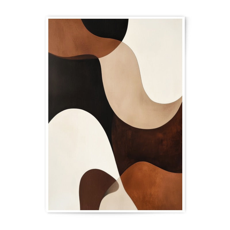 Abstract Art Photographic Prints, Neutral Tones Wall Decor, Modern Home Art, Curves Design Prints - Tawshia