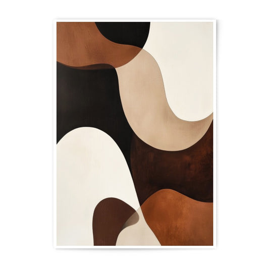 Abstract Art Photographic Prints, Neutral Tones Wall Decor, Modern Home Art, Curves Design Prints - Tawshia