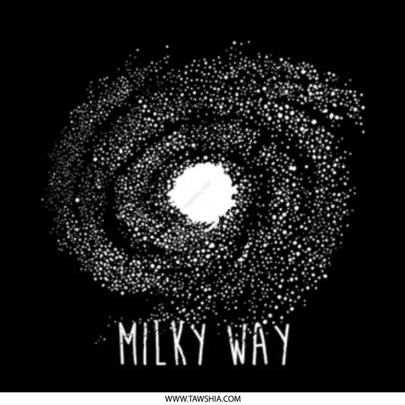 Milky Way Galaxy Design Artistic Display product