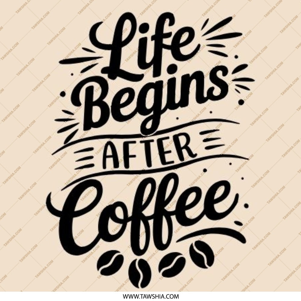 Life Begins After Coffee Pinback Button, Coffee Lover Gift, Cute Pinback Button, Motivational Pinback Button, Gift Idea, Coffee Addict - Tawshia