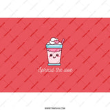 Kawaii Drink Tumbler, Spread the Love, Cute Kawaii Tumbler, Coffee Tumbler, Valentines Day Gift, Kawaii Gift, Aesthetic Tumbler, Gift for - Tawshia