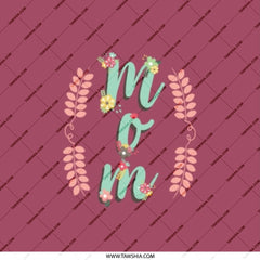 Mom Pocket Mirror, Floral Pocket Mirror, Gift For Mom, Mom Gift, Pocket Mirror For Mom, Mom Pocket Makeup Mirror, Floral Design Pocket - Tawshia