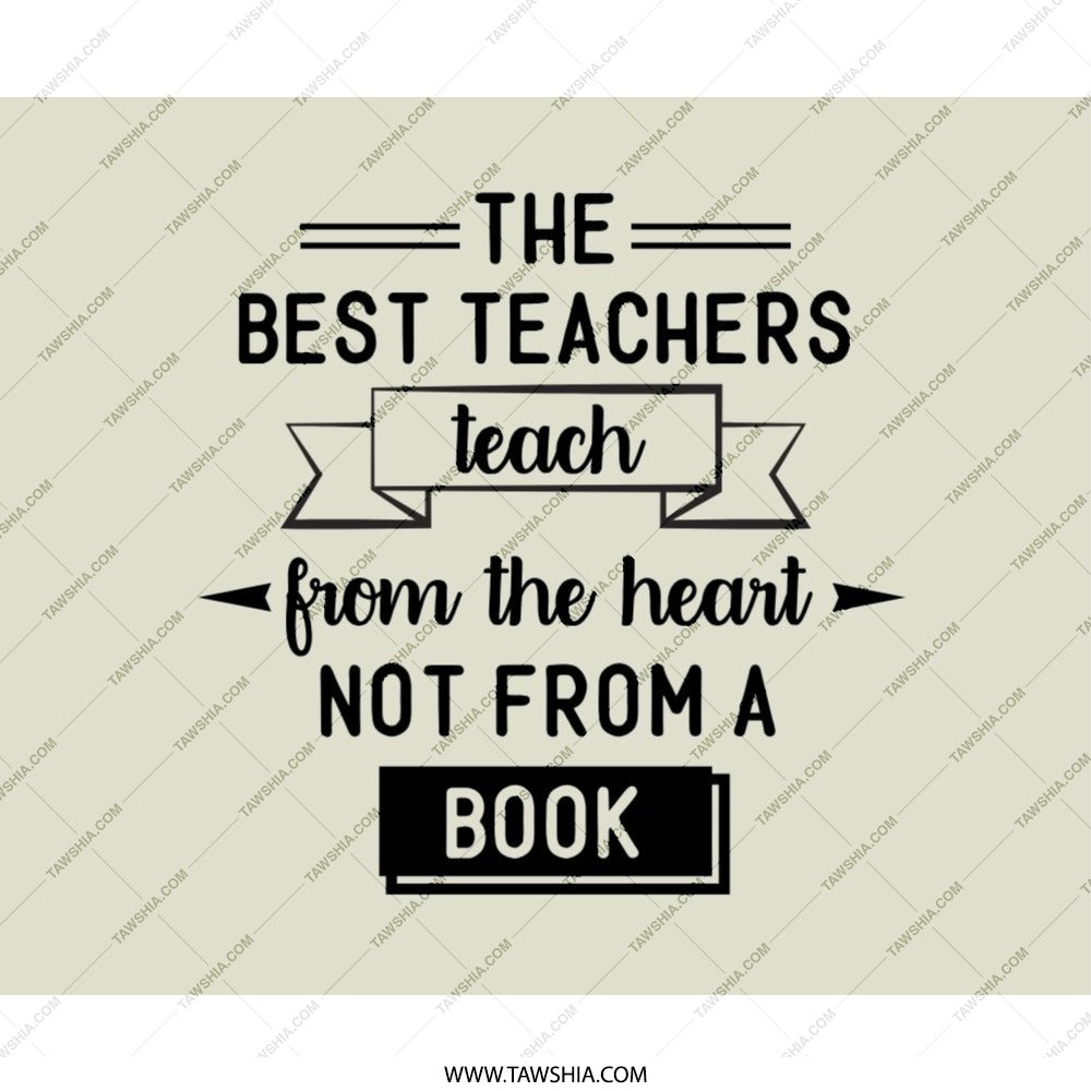 Teacher Mouse Pad, Best Teachers, Teacher Gift, Appreciation Gift, Heartfelt Teaching, Teaching from the Heart, Cute Desk Accessory - Tawshia