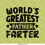 Worlds Greatest Father Farter Pinback, Funny Dad Gift, Humor Pin, Gag Gift for Dad, Novelty Pinback Button, Gift for Fathers Day - Tawshia