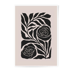 Rose Photographic Print, Abstract Floral Wall Art, Botanical Illustration, Modern Art Print, Minimalist Home Decor, Flower Art Print - Tawshia