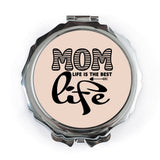 Mom Life Pocket Mirror, Gift for Mom, Mothers Day Gift, Mom Birthday Present, Best Mom Ever Mirror, Mom Appreciation Gift - Tawshia