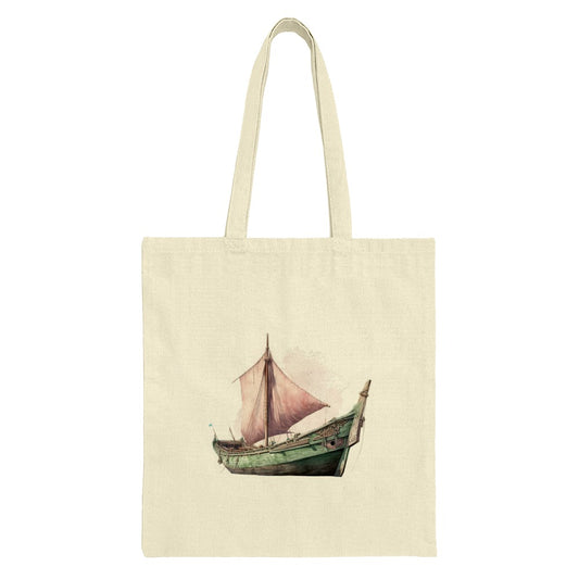 Sailing Boat Tote Bag, Nautical Tote Bag, Boat Lover Gift, Unique Tote Bag, Canvas Tote Bag, Beach Tote Bag, Everyday Tote Bag - Tawshia