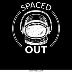 Spaced Out Astronaut Headphone Graphic Design product