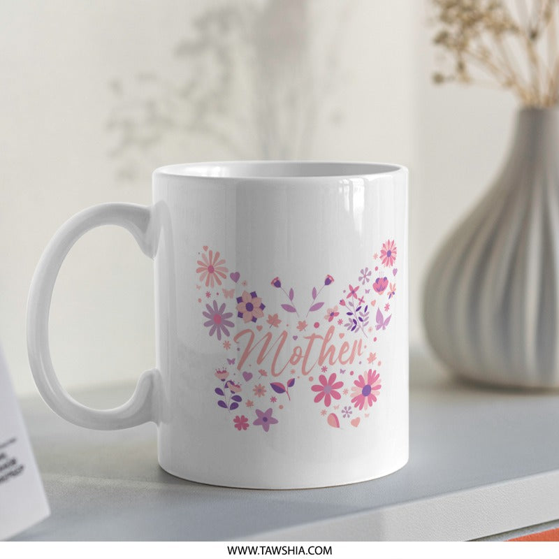 Beautiful Floral Design 'Mother' Mug product