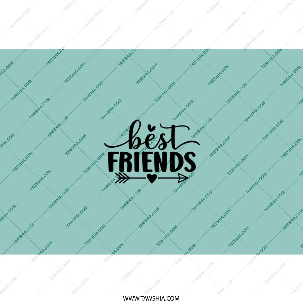 Best Friends Tumbler, Cute Friendship Gift, Bestie Present, Personalized Tumbler, Friend Birthday, Travel Mug, Gift for BFF, Coffee Tumbler - Tawshia