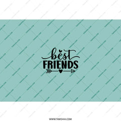 Best Friends Tumbler, Cute Friendship Gift, Bestie Present, Personalized Tumbler, Friend Birthday, Travel Mug, Gift for BFF, Coffee Tumbler - Tawshia