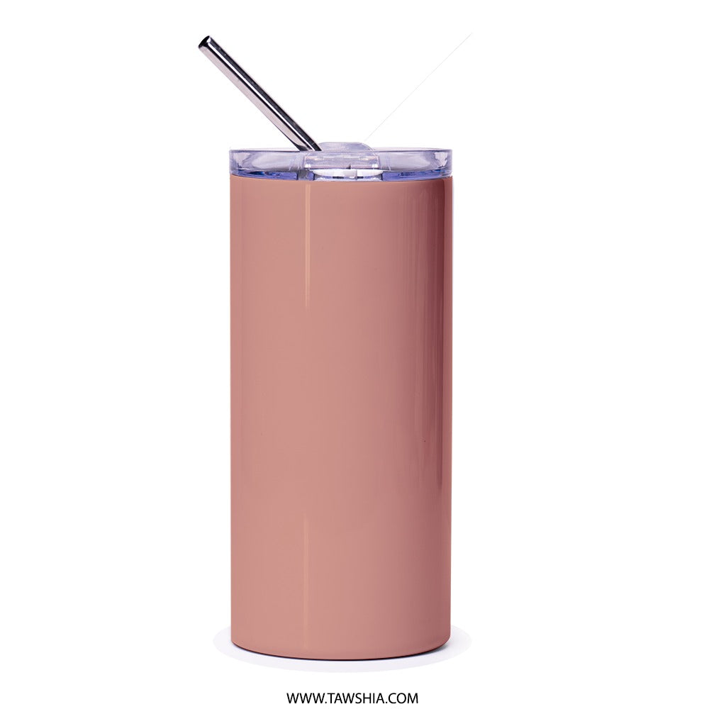 Mushroom Rose Tumbler, Gingham Tumbler, Whimsical Drinkware, Floral Tumbler, Cute Tumbler, Stainless Steel Tumbler, Travel Mug - Tawshia