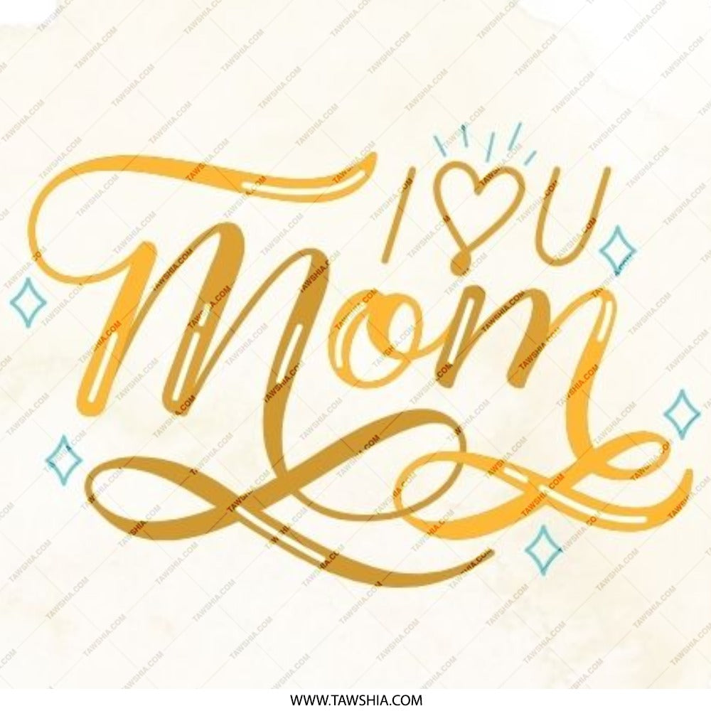 I Love You Mom Pinback Button, Mother's Day Gift Button, Mom Appreciation Button, Cute Button for Mom, Unique Mom Gift, Button for Bags - Tawshia