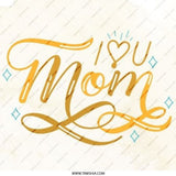 I Love You Mom Pinback Button, Mother's Day Gift Button, Mom Appreciation Button, Cute Button for Mom, Unique Mom Gift, Button for Bags - Tawshia