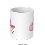 Pink Hat Mug, Book Lover Gift, Writer Mug, Coffee Mug, Novelty Mug, Gift for Her, Reading Mug - Tawshia