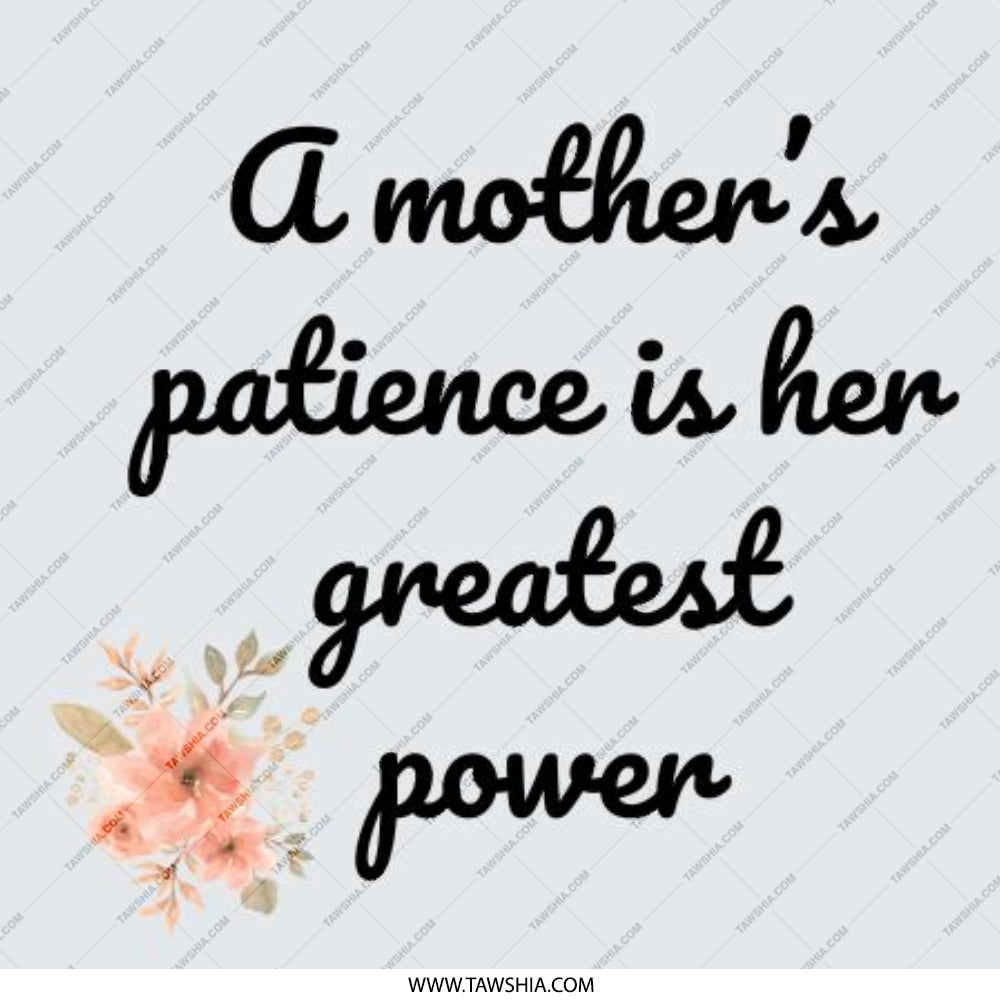 Mothers Patience Pinback Button, Inspirational Quote Button, Floral Accent, Mom Gift, Empowering Message Button, Cute Accessory - Tawshia