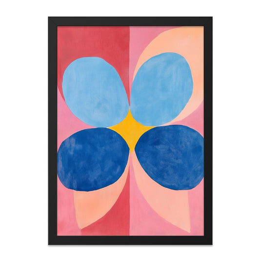 Abstract Flower Wall Art, Modern Floral Print, Colorful Wall Decor, Contemporary Art Print, Home Decor, Gift Idea - Tawshia